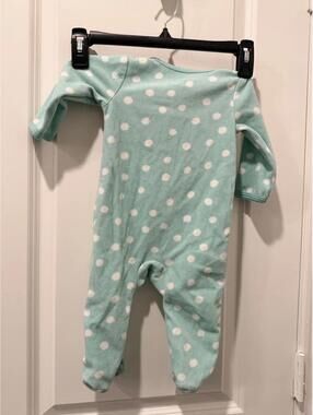 Carter's 6M Little Sister Polka Dot Footed Pajamas